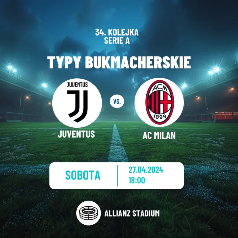Juventus – AC Milan: kursy i typy bukmacherskie (27.04