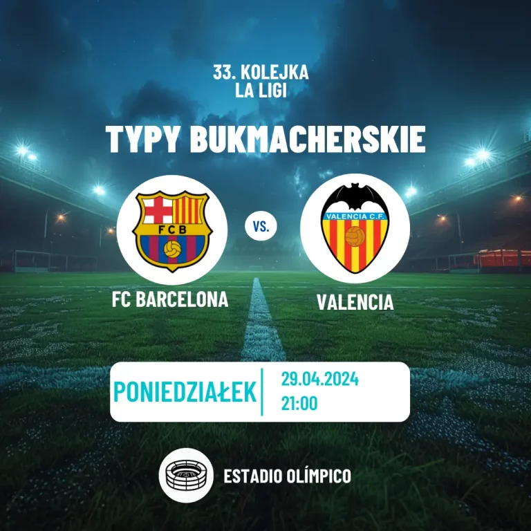 FC Barcelona – Valencia: kursy i typy bukmacherskie (29.04