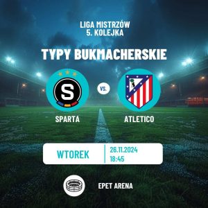 Sparta Praga Atletico Madryt typy kursy